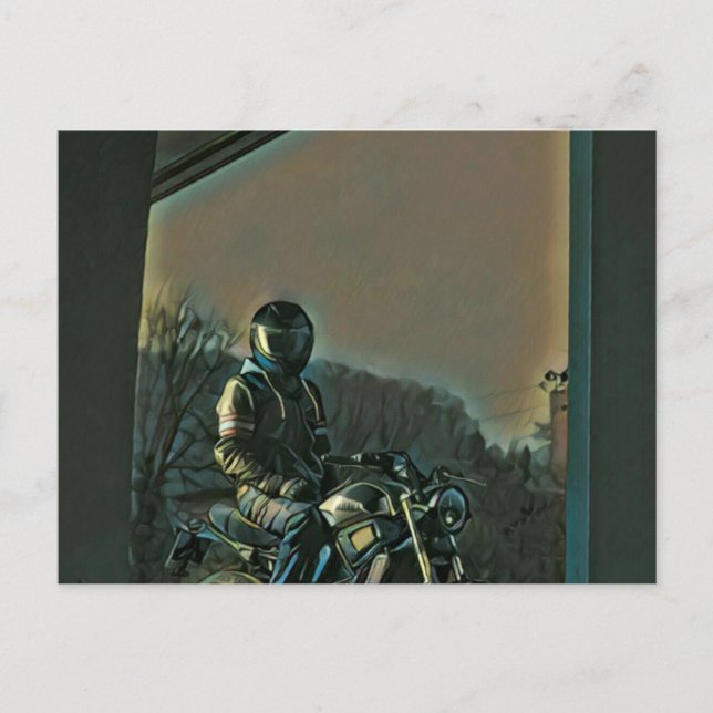 Motorcycles gifts postcard (Front)