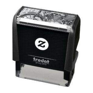 Motorcycles gifts self-inking stamp