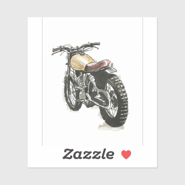 Motorcycles in Ink III (Sheet)