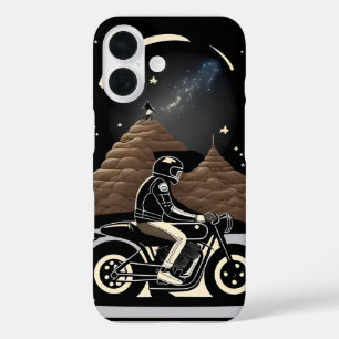 Motorcyclist Adventure Design For Riders iPhone 16 Case