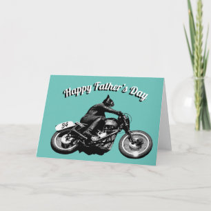 Motorcyclist Fathers Day Card