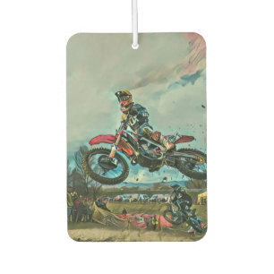 Motorcyclist gifts air freshener