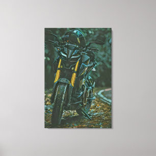 Motorcyclist gifts canvas print