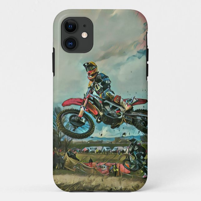 Motorcyclist gifts Case-Mate iPhone case (Back)