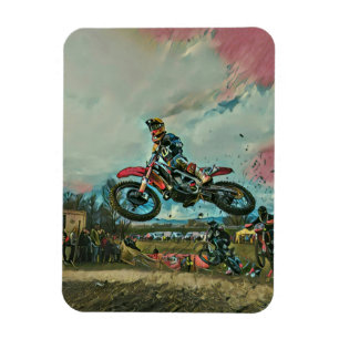 Motorcyclist gifts magnet