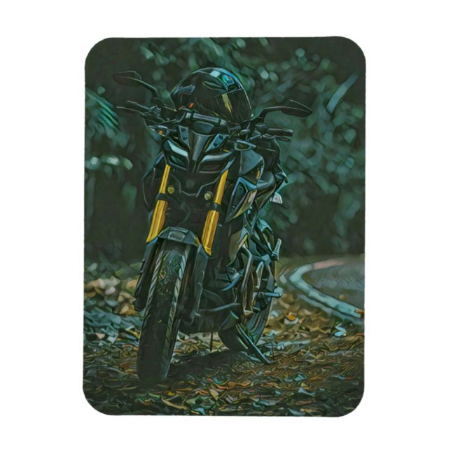 Motorcyclist gifts magnet (Vertical)