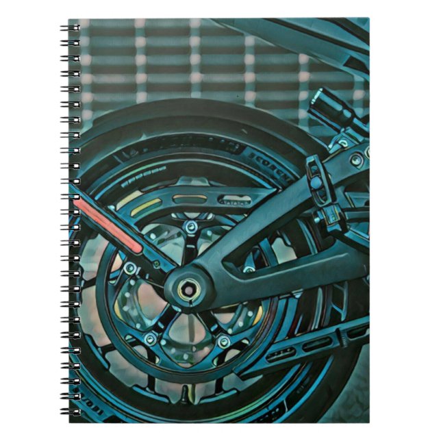 Motorcyclist gifts notebook (Front)