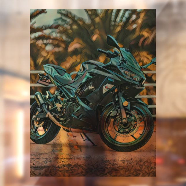 Motorcyclist gifts window cling (Sheet 2)