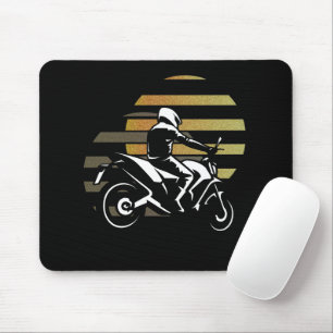 Motorcyclist Mouse Pad