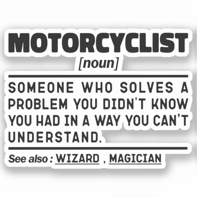 Motorcyclist Noun Motorcycling Racing Lovers  (Front)