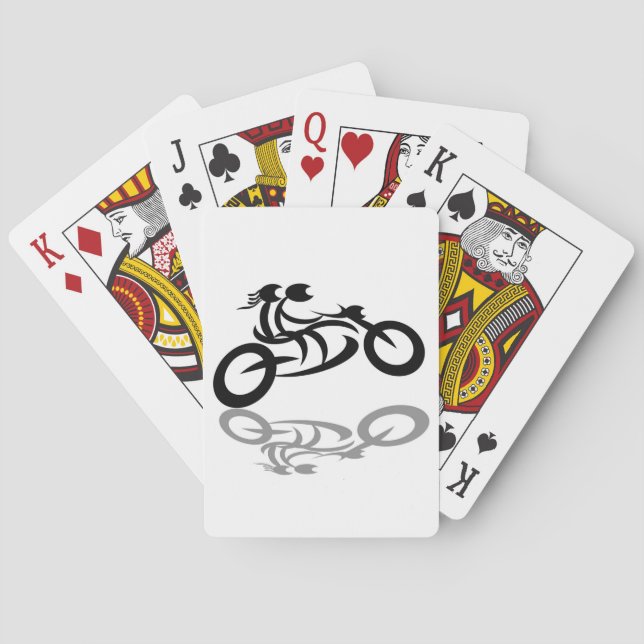 Motorcyclist Poker Cards (Back)