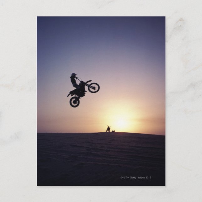 Motorcyclist Postcard (Front)