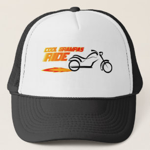 motorcyle motorbike bike biker trucker hat