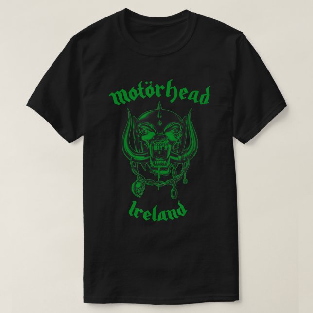 Motörhead – Green Warpig Ireland St. Patrick's Day T-Shirt (Design Front)
