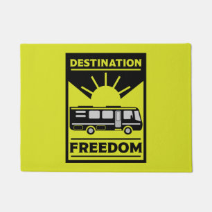 Motorhome Camping RV Freedom Doormat