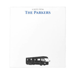 Motorhome / RV / Camping - Bloc-notes personnalisé