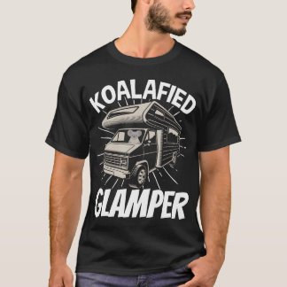 Motorhome Rv Camping Camper Koalafied Glamper vint T-Shirt