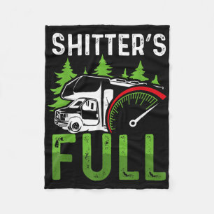 Motorhome Rv Camping Camper Ters Full Fleece Blanket