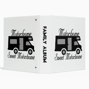 Motorhome Sweet Motorhome RV Binder