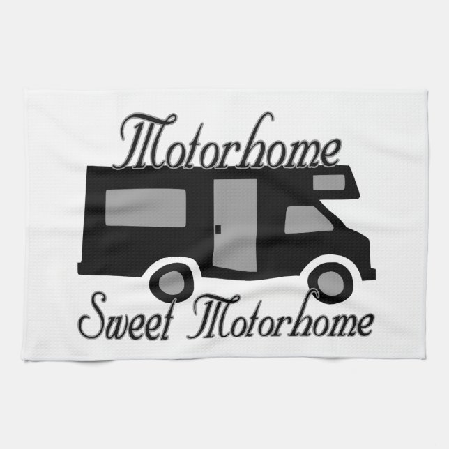 Motorhome Sweet Motorhome RV Kitchen Towel (Horizontal)