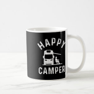 Motorhome T Shirts Happy Camper  Coffee Mug