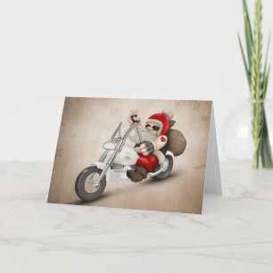 Motorized Santa Claus Holiday Card
