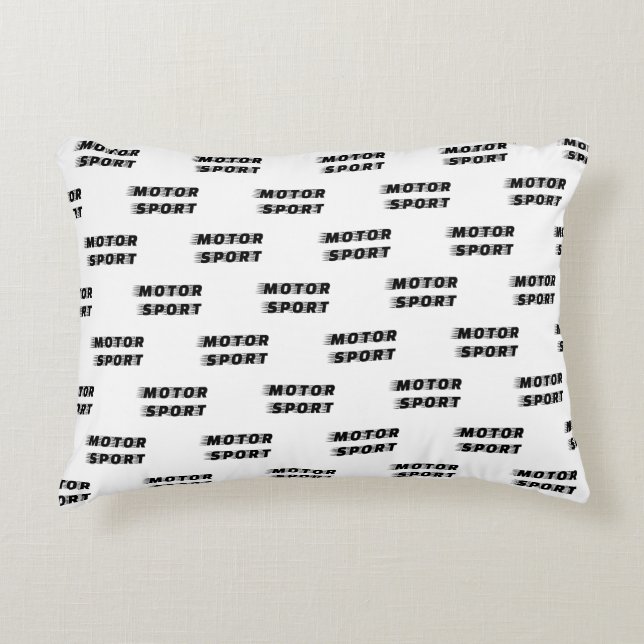 Motorsport Accent Pillow (Front)