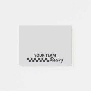Motorsport Racing Team Post-it Notes