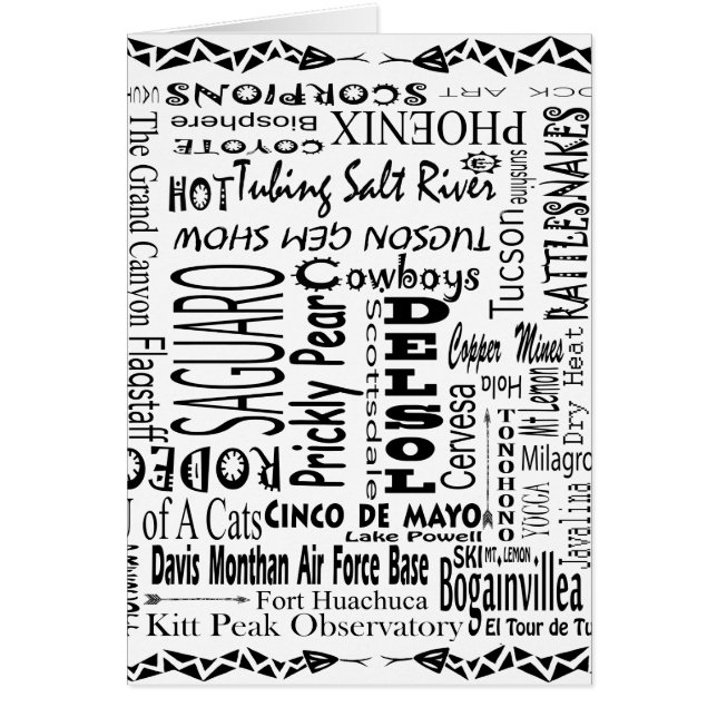 Mots à la mode de l'Arizona (Devant)