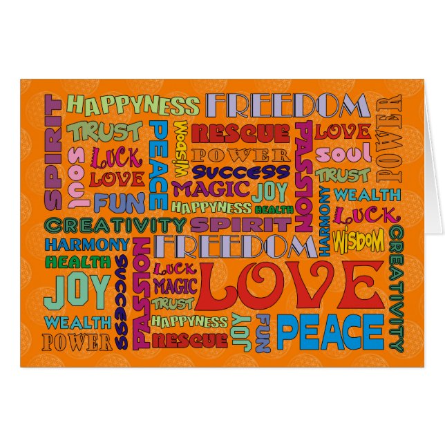 Mots/affirmations de l'Esprit | fleur de vie (Devant horizontal)