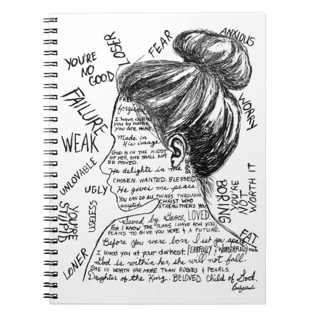 Mots - carnet Spiral (Devant)