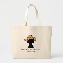 Mots d'affirmation Sac fourre-tout papier guépard