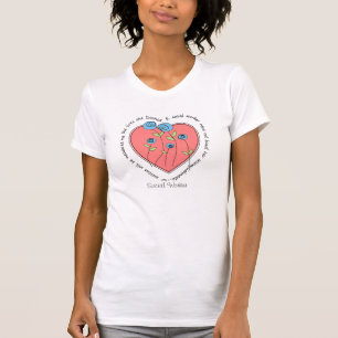 Mots de T-shirt d'assistant social à vivre par