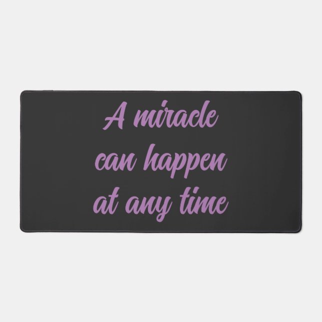 Mots Positifs Un Miracle Peut Se Produire (Recto)
