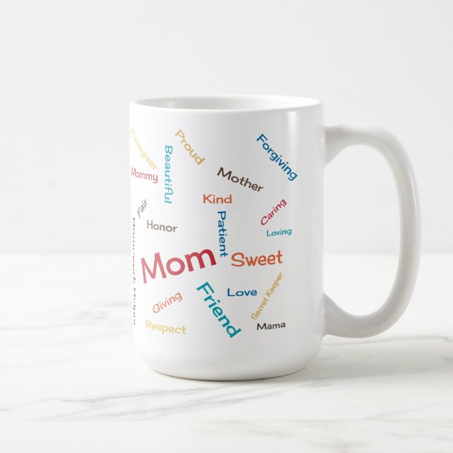 Mots Pour Maman Mug (Droite)
