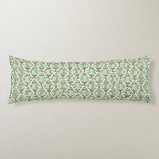 Motton Blue Pattern Body Pillow (Front)