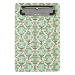 Motton Blue Pattern Mini Clipboard