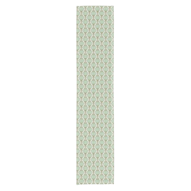 Motton Blue Pattern Short Table Runner (Front)