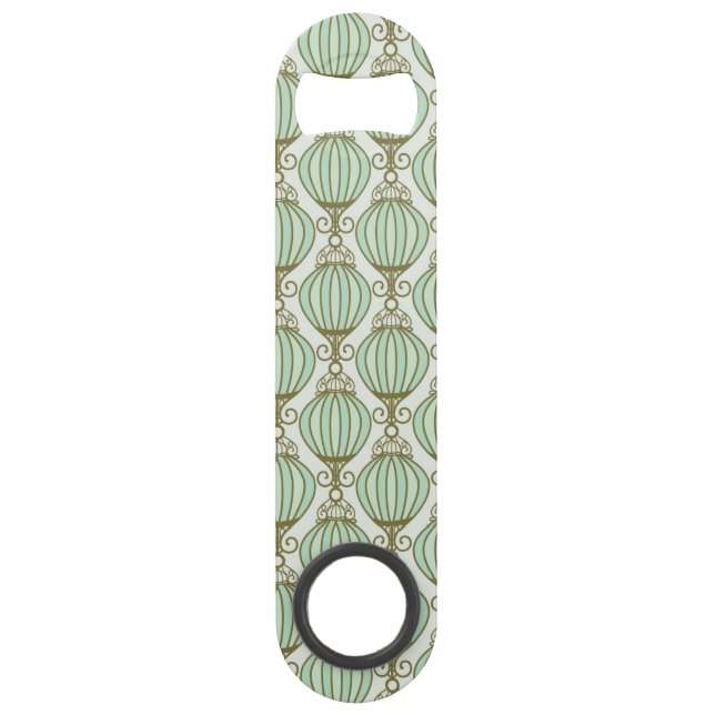 Motton Blue Pattern Speed Bottle Opener (Front)
