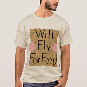 Mouche pour le T-shirt de nourriture