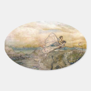 Mouches Fairy Off Avec Autocollant Enfant