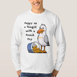 Mouette avec un t-shirt à manches longues Fries Wi
