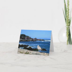 Mouette sur la côte du Pacifique, carte à billets 