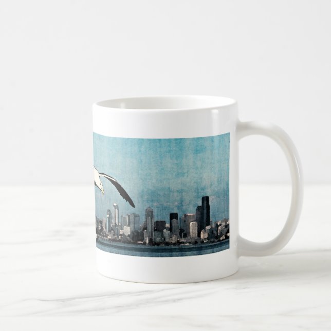 Mouettes sur Seattle Mug (Droite)