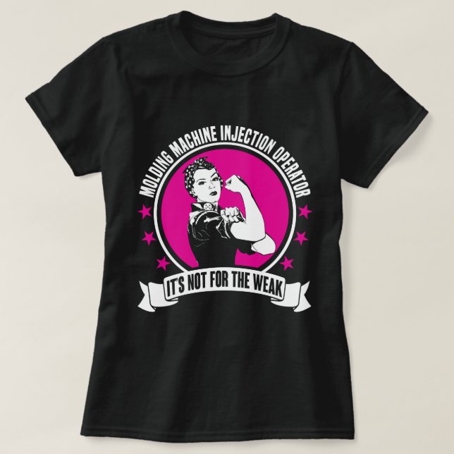 Moulding Machine Injection Operator T-Shirt (Design Front)