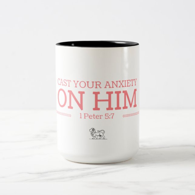 Moulez votre inquiétude tasse de 15 onces (Centre)