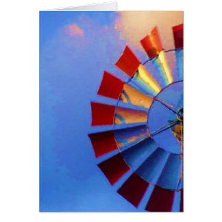 Moulin à vent contre le ciel bleu, Indianapolis,