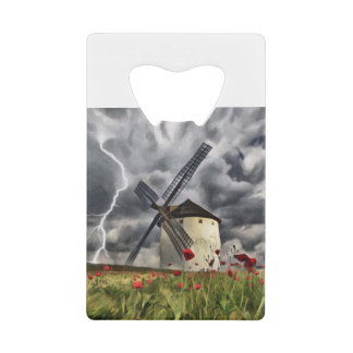 Moulin À Vent Dans Une Tempête