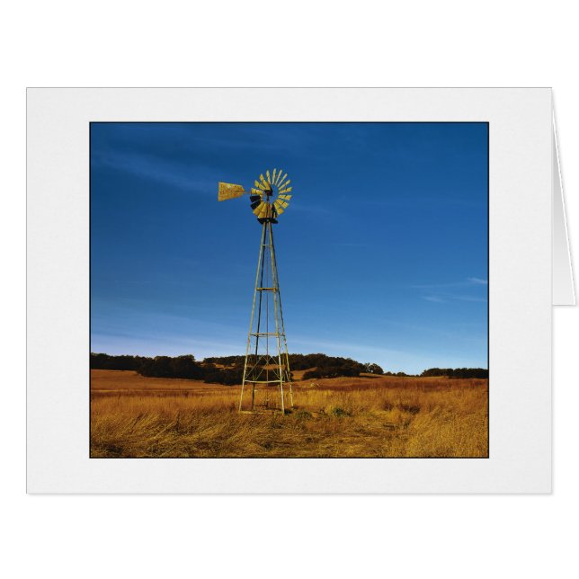 "Moulin à vent de plateau de Santa Rosa " (Devant horizontal)