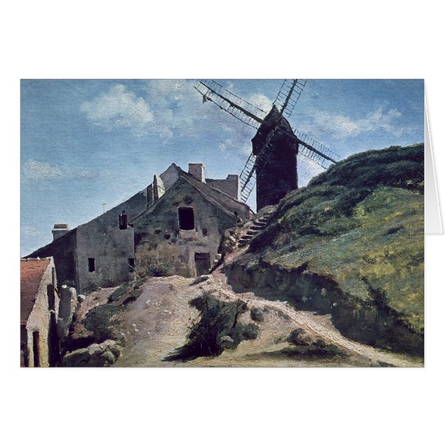Moulin à vin à Montmartre, 1840-45 (Devant horizontal)